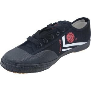 K.WING CHWN Mens Size 8 Black Lace Up Martial Arts Breathable Lightweight Shoes